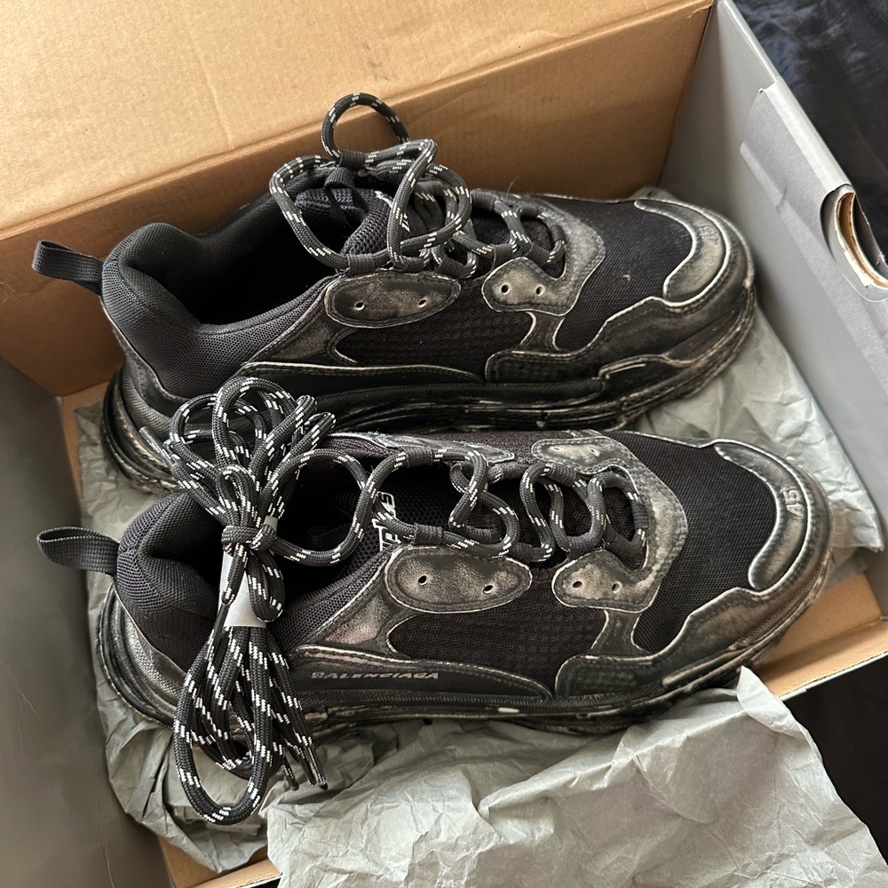 Balenciaga Triple S Faded Black